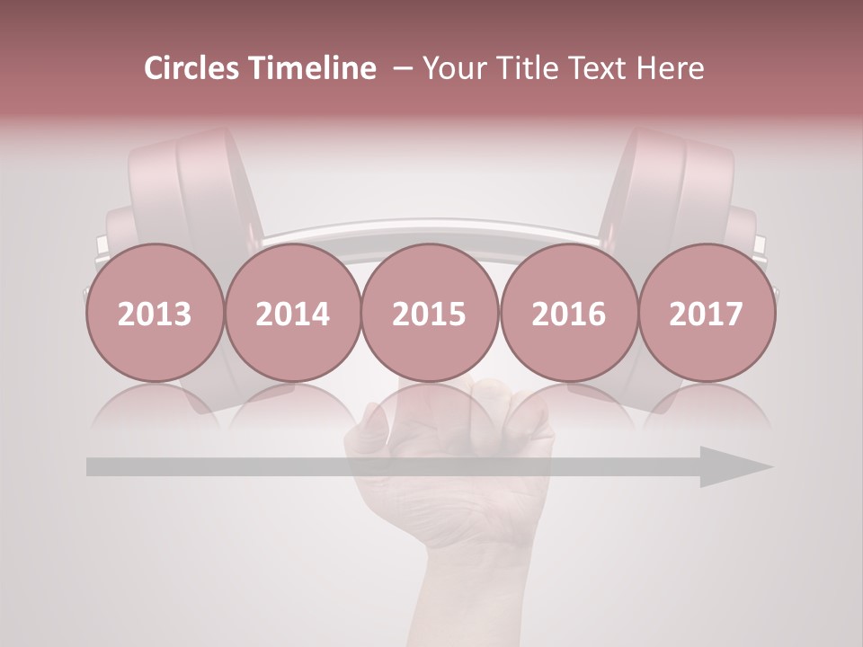 Heavy Weightlifting Athletic PowerPoint Template