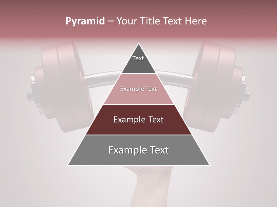 Heavy Weightlifting Athletic PowerPoint Template