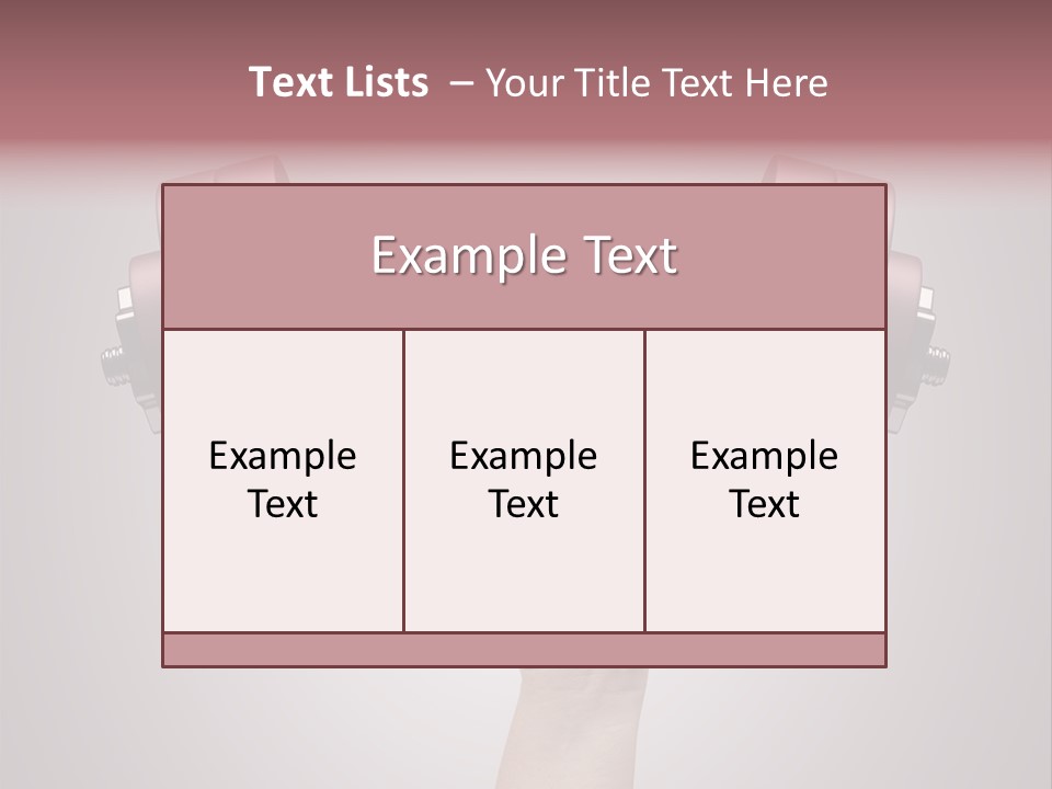 Heavy Weightlifting Athletic PowerPoint Template