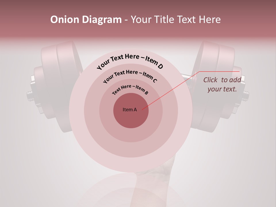 Heavy Weightlifting Athletic PowerPoint Template