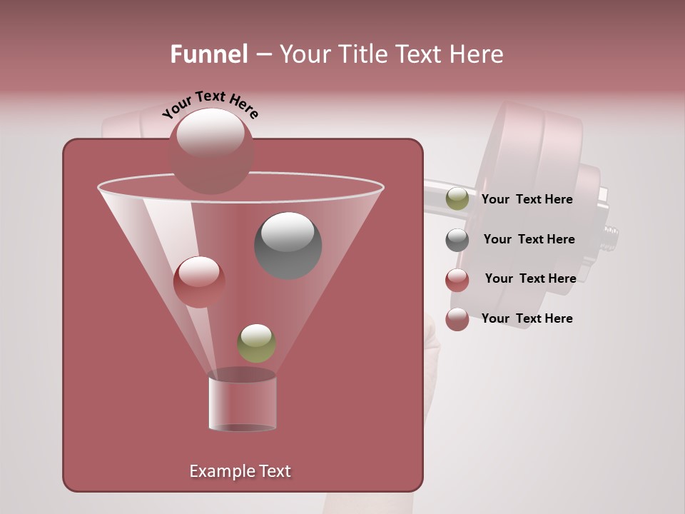 Heavy Weightlifting Athletic PowerPoint Template