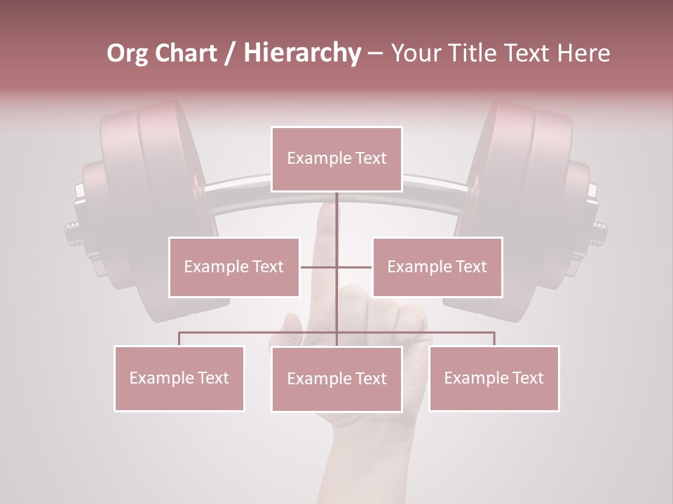 Heavy Weightlifting Athletic PowerPoint Template