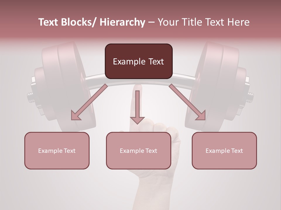 Heavy Weightlifting Athletic PowerPoint Template