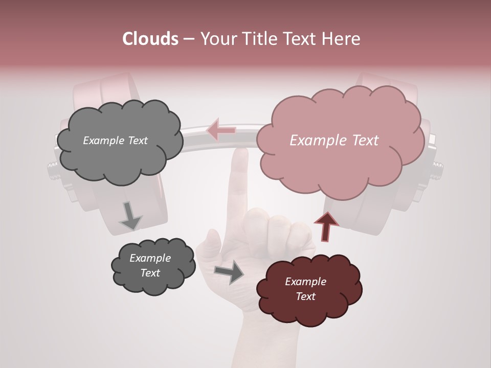 Heavy Weightlifting Athletic PowerPoint Template