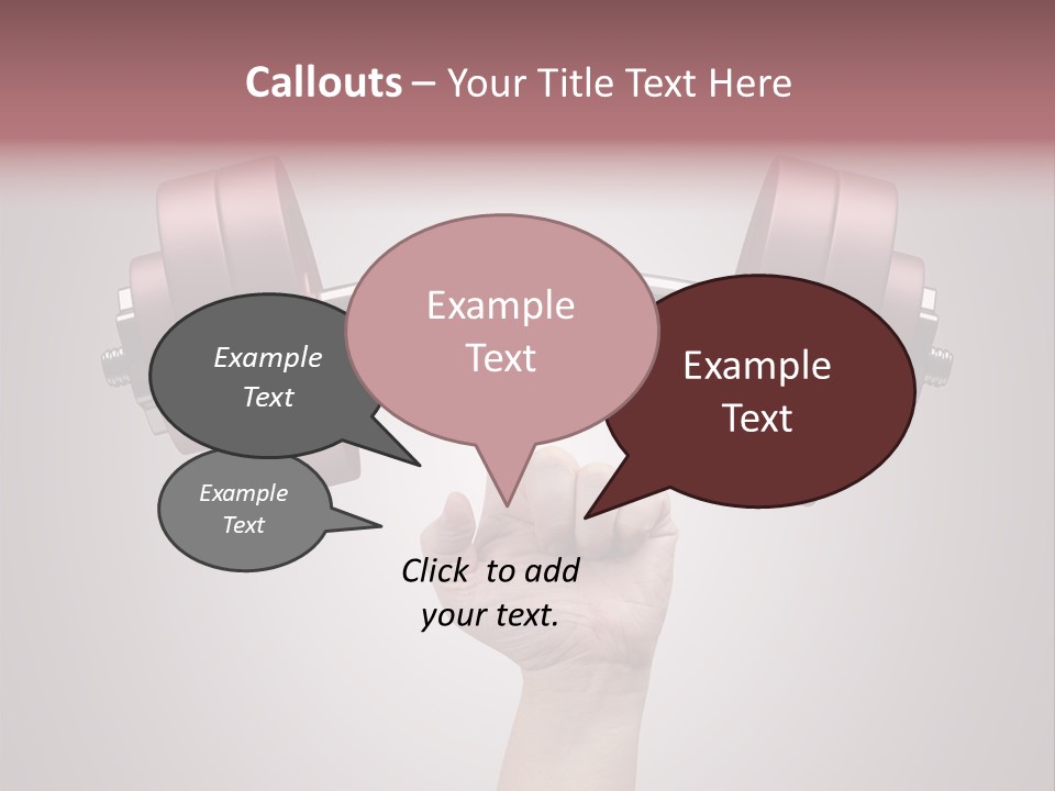 Heavy Weightlifting Athletic PowerPoint Template