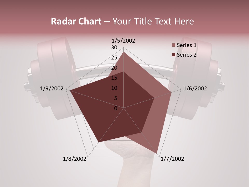 Heavy Weightlifting Athletic PowerPoint Template