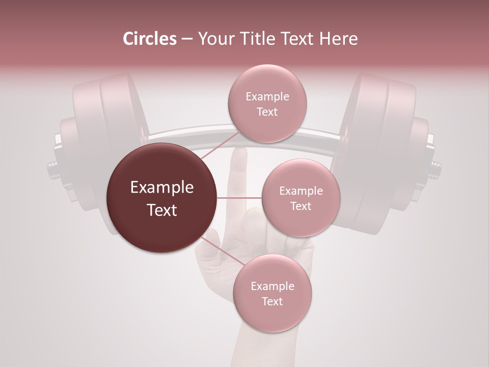 Heavy Weightlifting Athletic PowerPoint Template