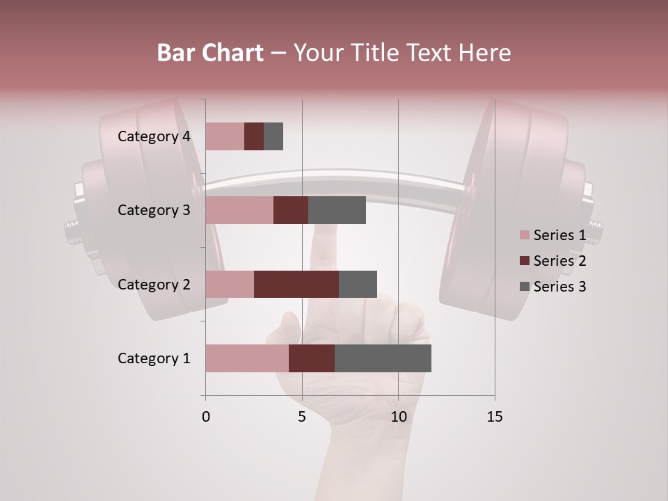 Heavy Weightlifting Athletic PowerPoint Template