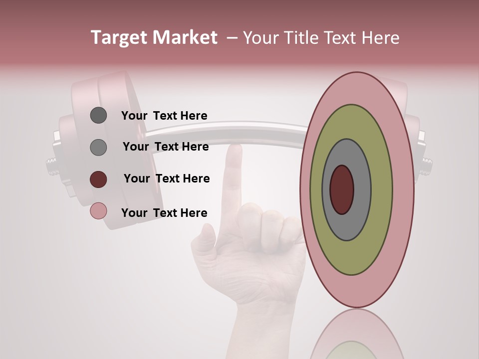 Heavy Weightlifting Athletic PowerPoint Template