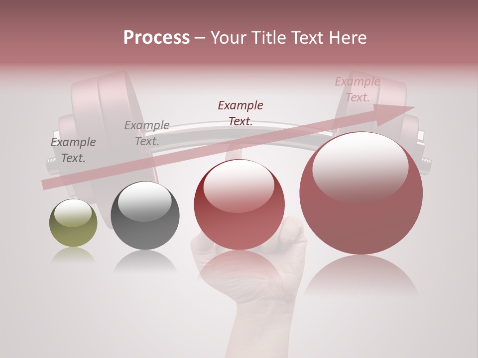 Heavy Weightlifting Athletic PowerPoint Template