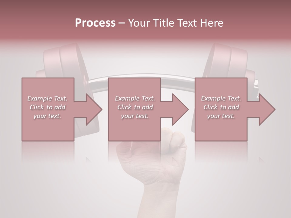 Heavy Weightlifting Athletic PowerPoint Template