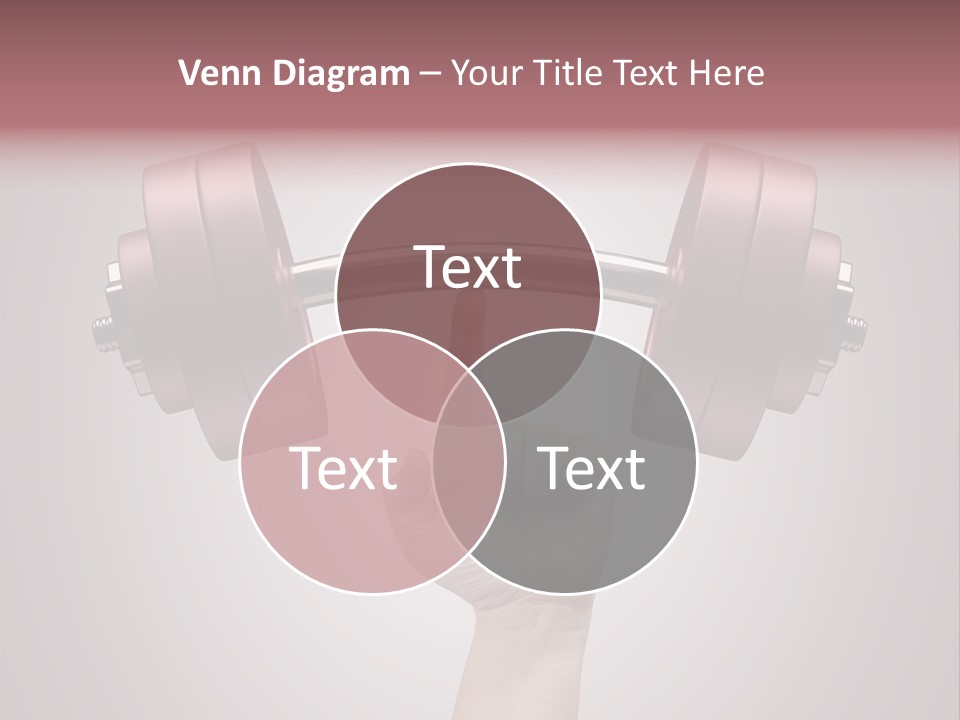 Heavy Weightlifting Athletic PowerPoint Template