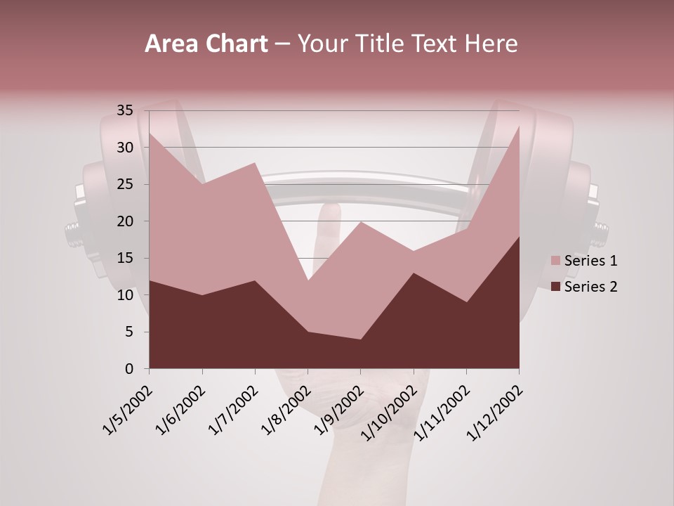 Heavy Weightlifting Athletic PowerPoint Template