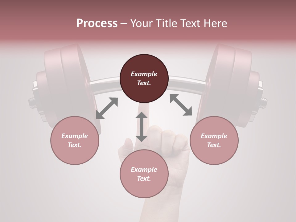 Heavy Weightlifting Athletic PowerPoint Template