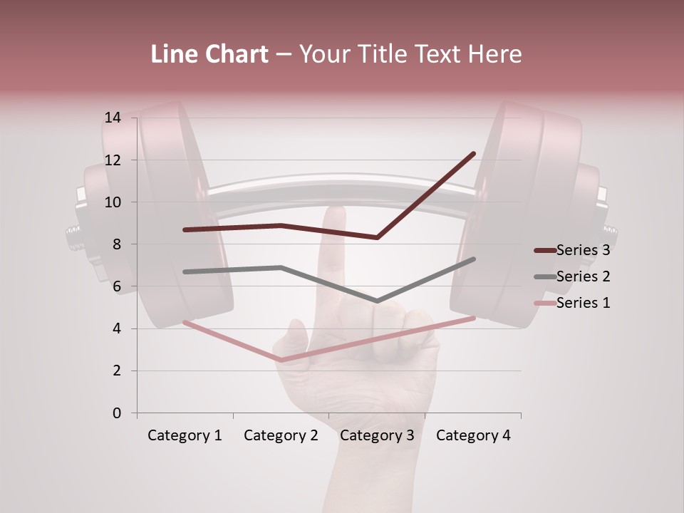 Heavy Weightlifting Athletic PowerPoint Template