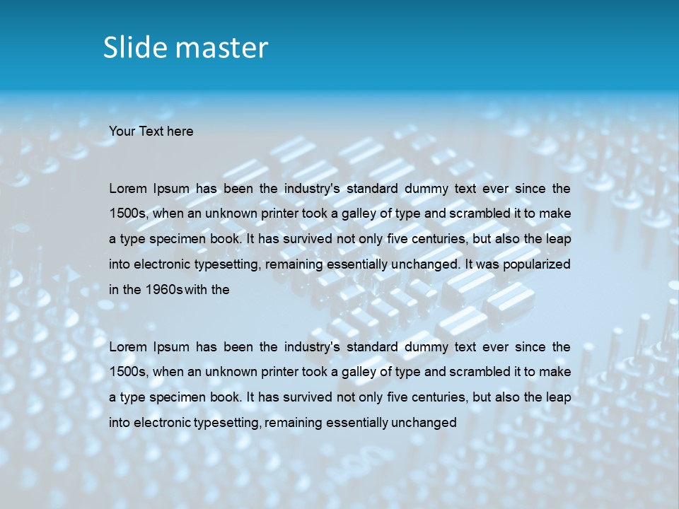 Closeup Green Lines PowerPoint Template