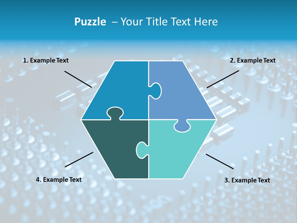 Closeup Green Lines PowerPoint Template