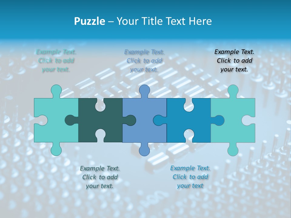 Closeup Green Lines PowerPoint Template