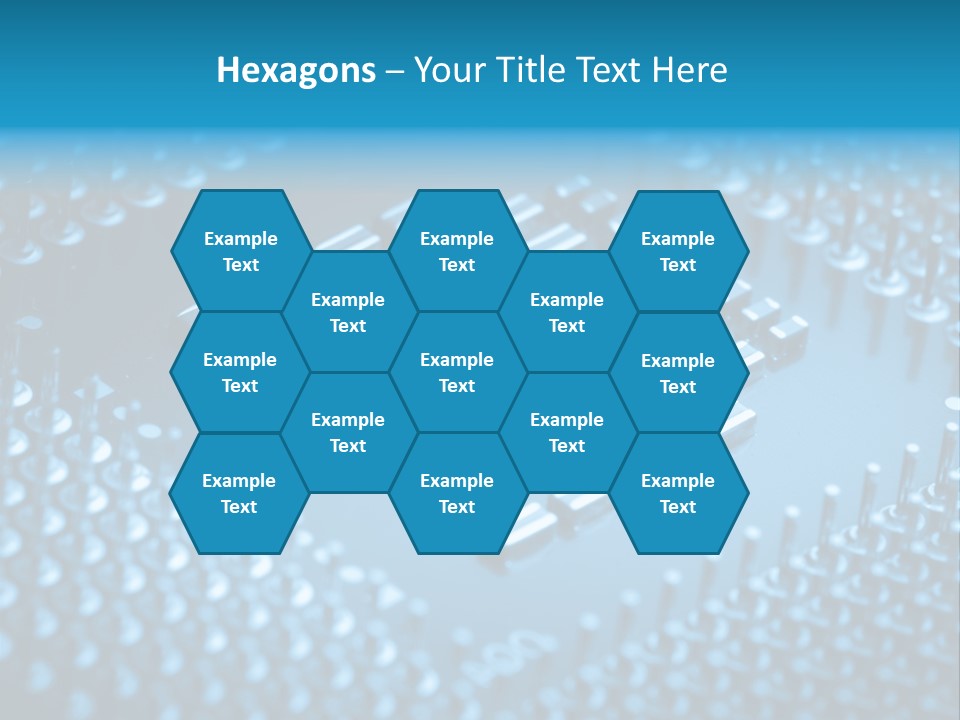 Closeup Green Lines PowerPoint Template