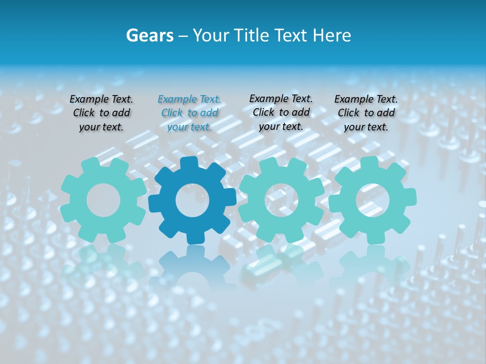 Closeup Green Lines PowerPoint Template