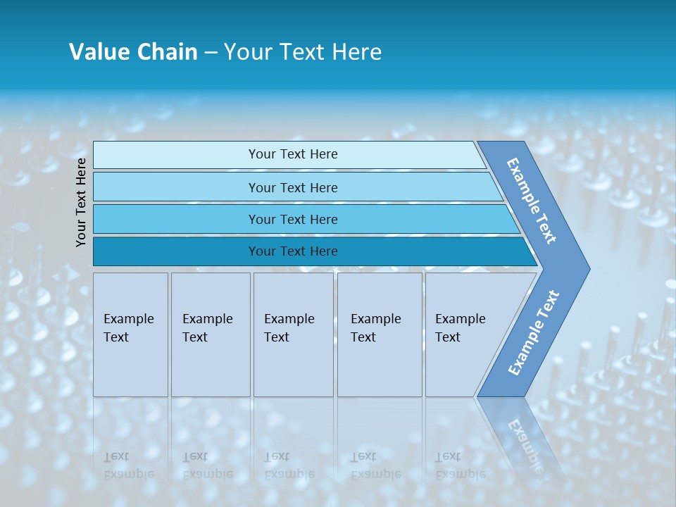 Closeup Green Lines PowerPoint Template