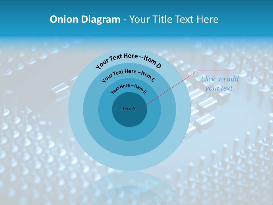 Closeup Green Lines PowerPoint Template