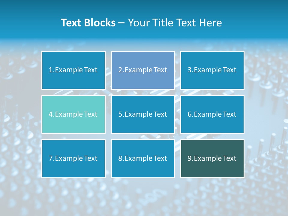 Closeup Green Lines PowerPoint Template