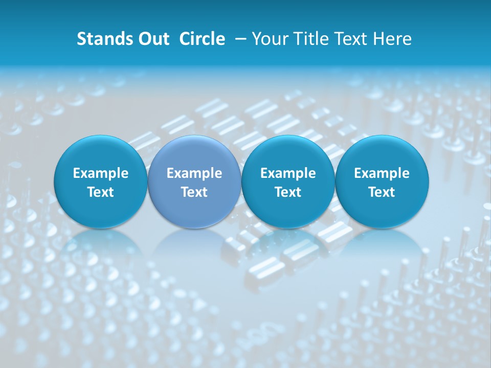 Closeup Green Lines PowerPoint Template