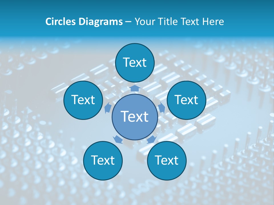 Closeup Green Lines PowerPoint Template