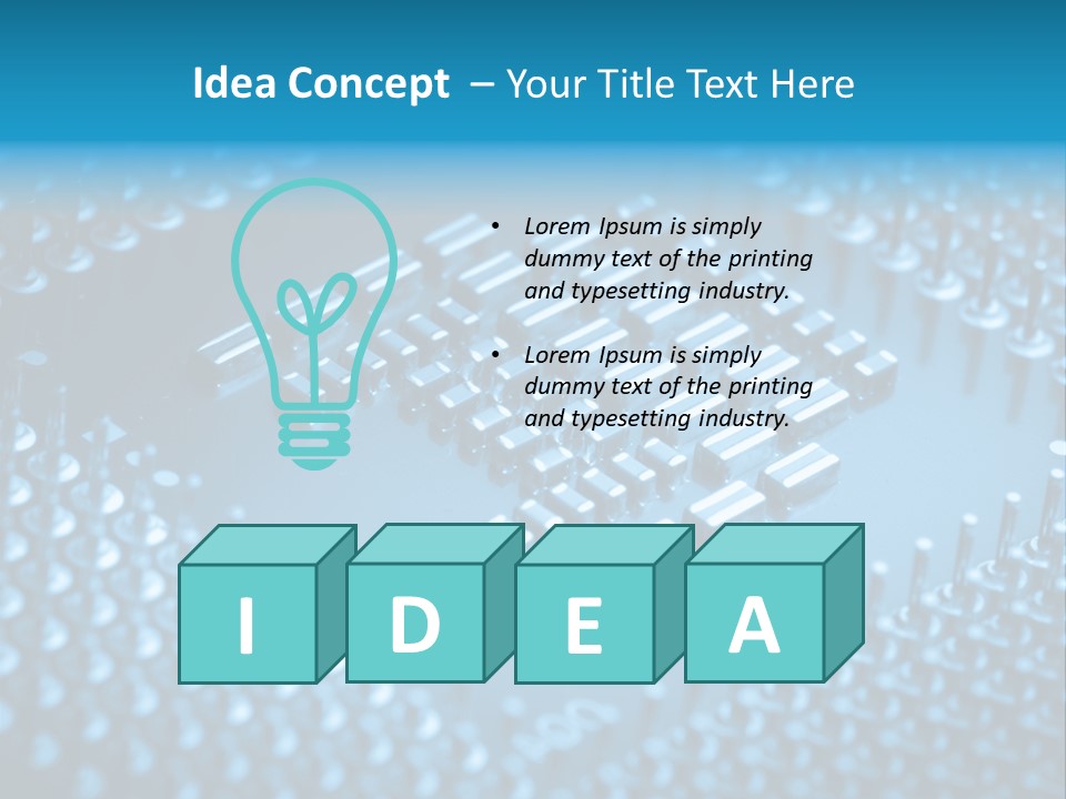 Closeup Green Lines PowerPoint Template