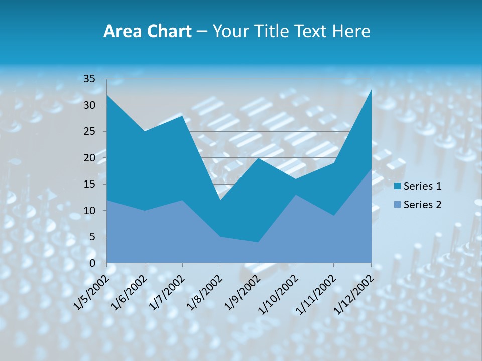 Closeup Green Lines PowerPoint Template