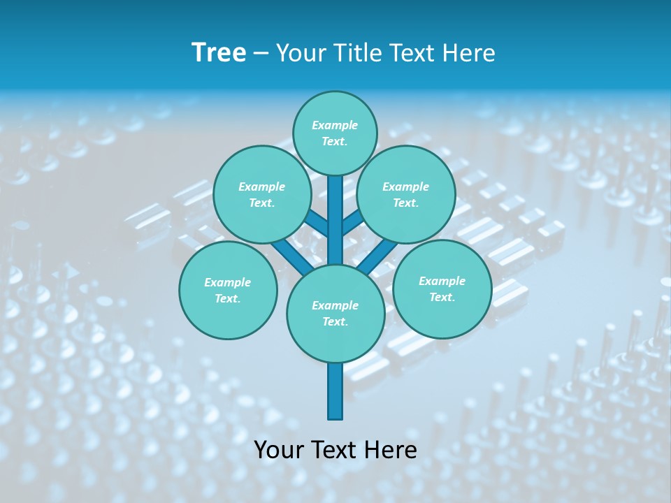 Closeup Green Lines PowerPoint Template