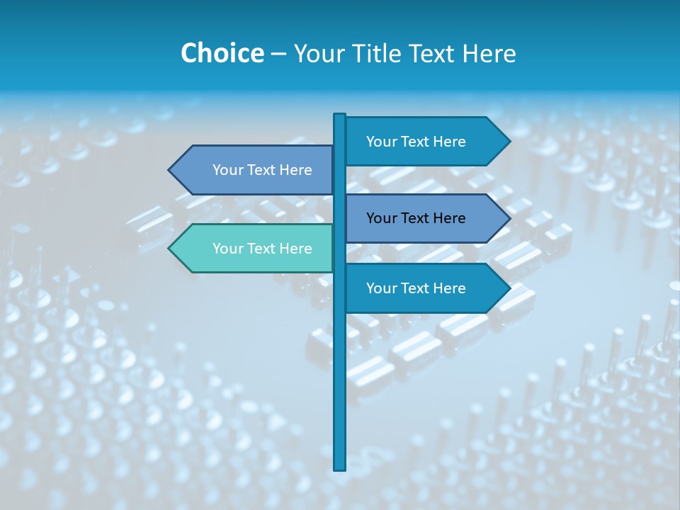 Closeup Green Lines PowerPoint Template