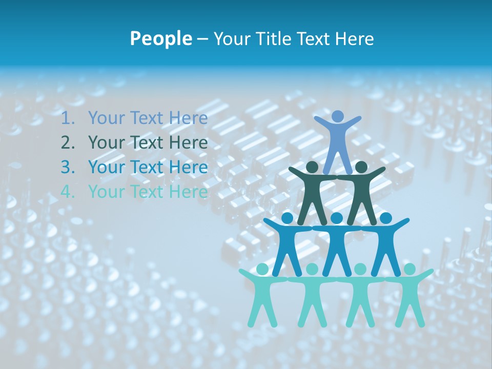 Closeup Green Lines PowerPoint Template