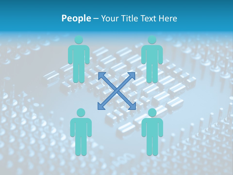 Closeup Green Lines PowerPoint Template