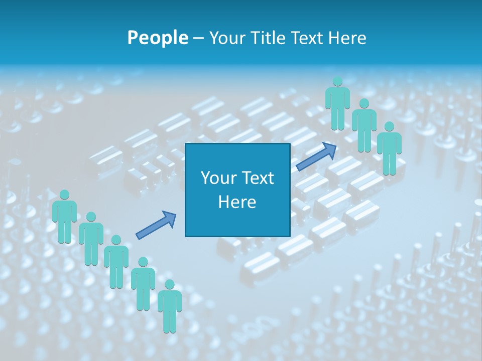 Closeup Green Lines PowerPoint Template