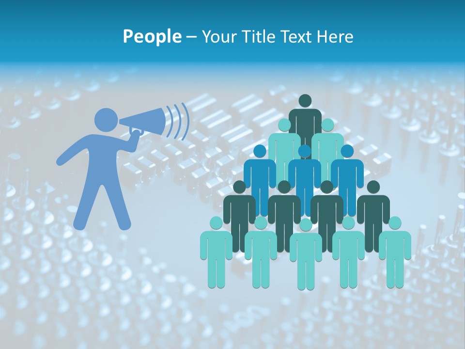 Closeup Green Lines PowerPoint Template