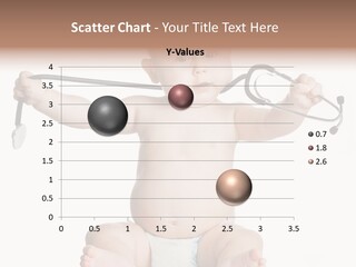 A Baby With A Stethoscope On His Head PowerPoint Template