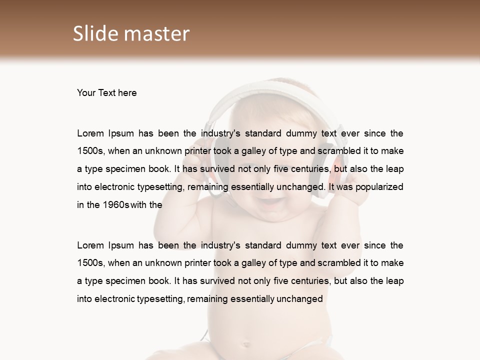 Family Person Kid PowerPoint Template