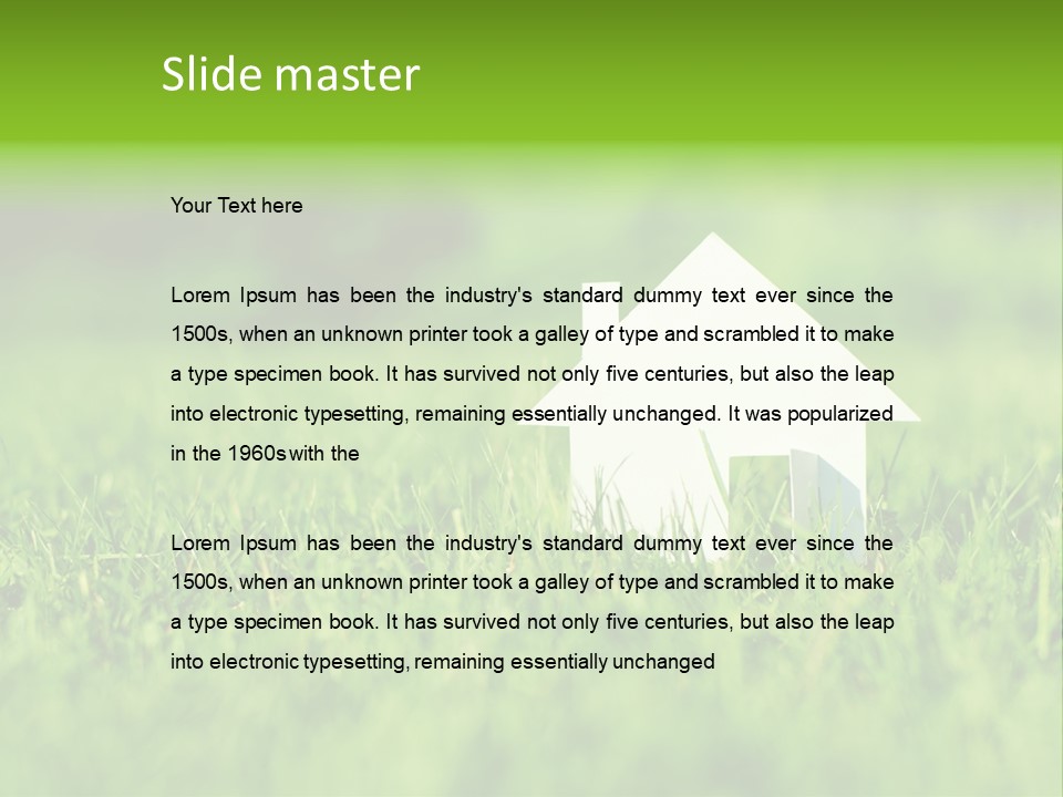 Construction Landscape Selling PowerPoint Template