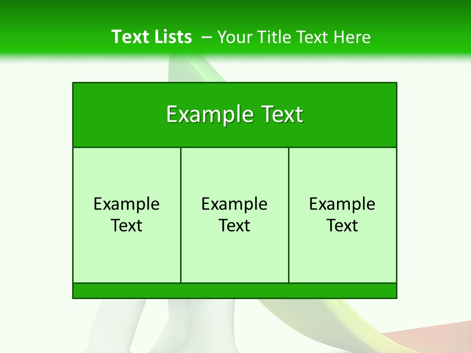 Management Success Three PowerPoint Template
