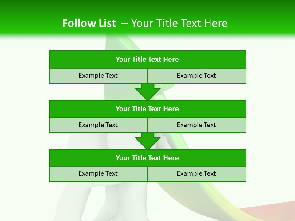 Management Success Three PowerPoint Template