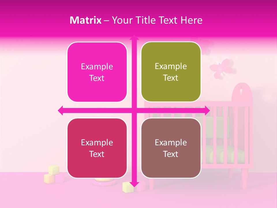 Beautiful Pink Home PowerPoint Template