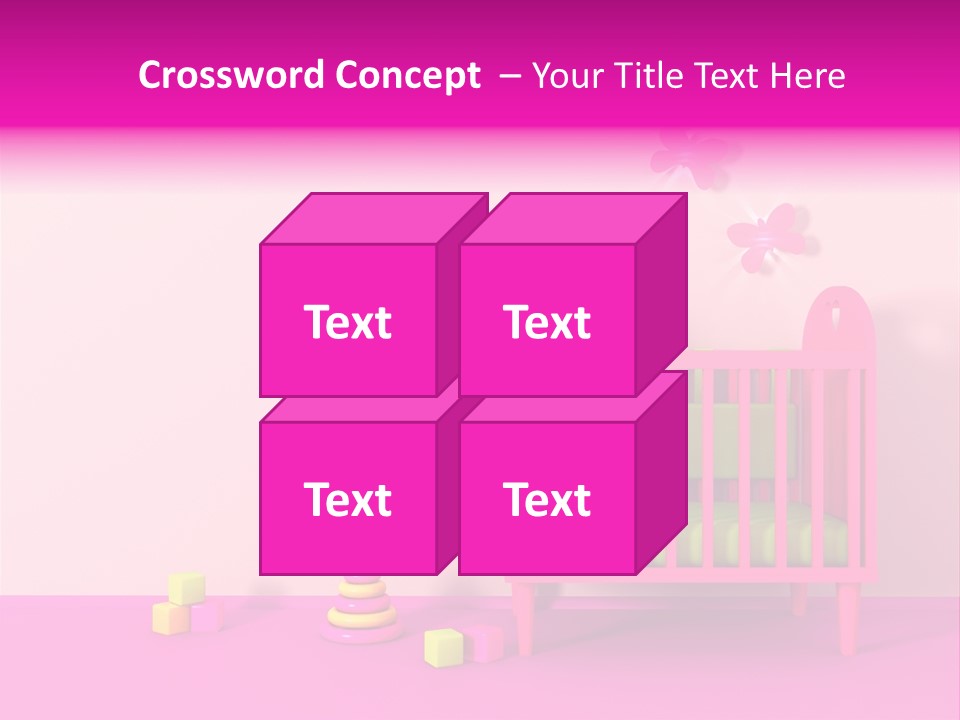 Beautiful Pink Home PowerPoint Template
