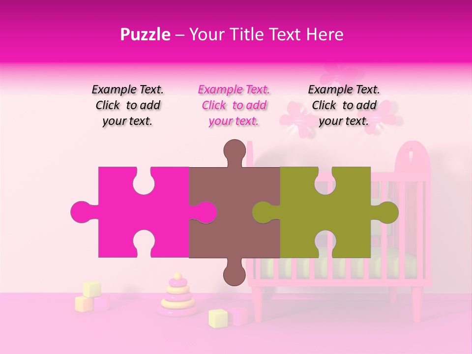 Beautiful Pink Home PowerPoint Template