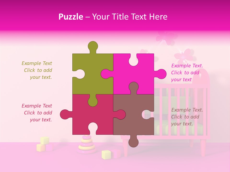 Beautiful Pink Home PowerPoint Template