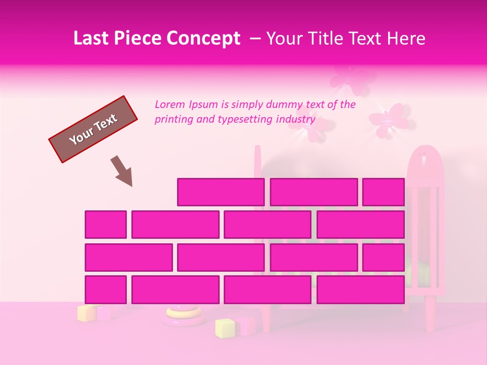 Beautiful Pink Home PowerPoint Template