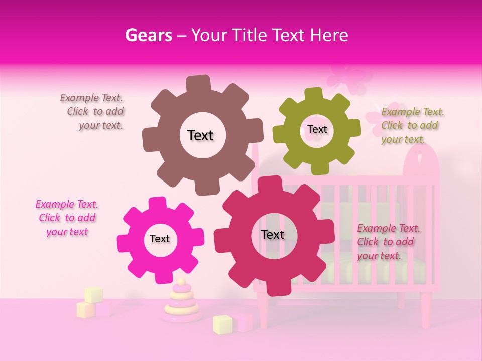 Beautiful Pink Home PowerPoint Template