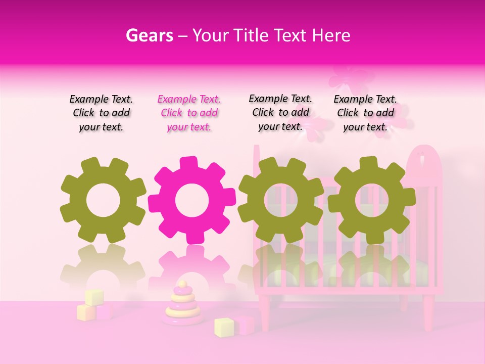 Beautiful Pink Home PowerPoint Template