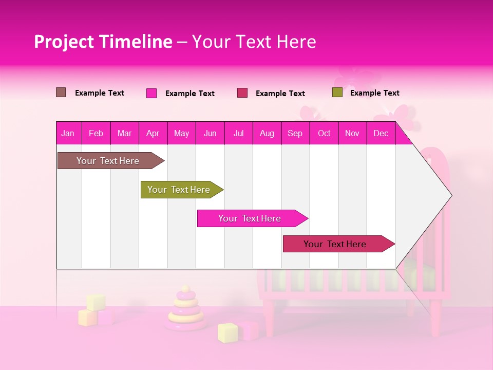 Beautiful Pink Home PowerPoint Template